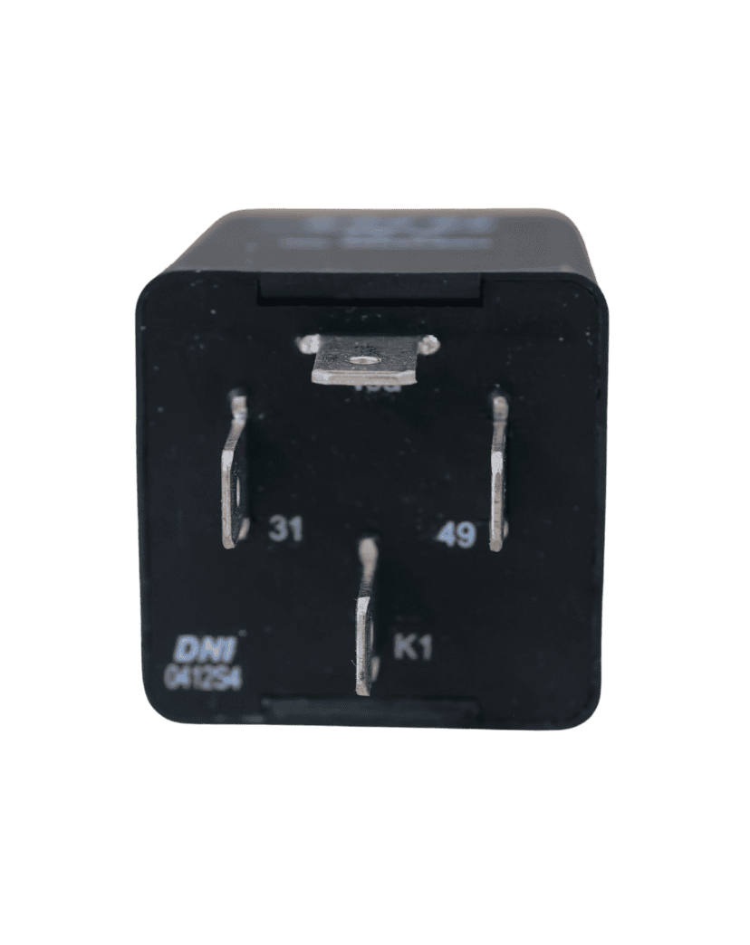 Relé do Pisca Universal 4T 12V 500W C/Suporte - DNI0412S4
