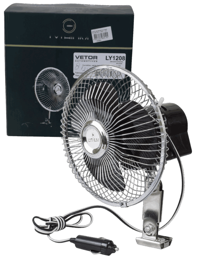 Ventilador 8 Polegadas - 12V / Vetor LY-1208- imagem 1 Ventilador 8 Polegadas - 12V / Vetor LY-1208