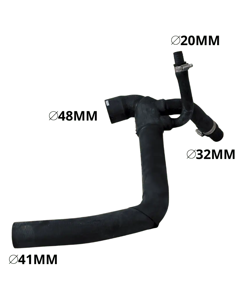 Mangueira Radiador MB Accelo 815/915 OM 904 - Superior - MB A9795011382 -  Evel Auto Peças Diesel