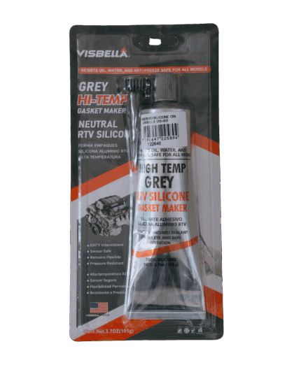 Adesivo Silicone Alta Temperatura Gray Visbella 315°C - 105GRS