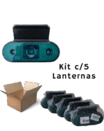 Lanterna Lateral Led Carreta Facchini H3 - C/Suporte Bivolt Verde