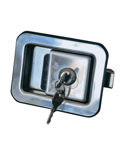 Maçaneta de Porta Universal Baú/Bagageiros - Externa Aço Inox - Universal 61094