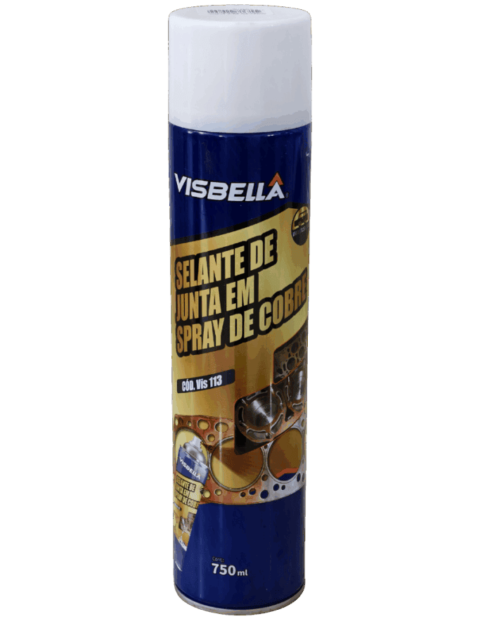 Selante De Junta Em Spray De Cobre Copper Visbella 750ml- IMAGEM 1 Selante De Junta Em Spray De Cobre Copper Visbella 750ml
