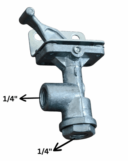 Válvula Bloqueio Reboque Tic Tac - 1/4"X1/4" NPT / Engatcar 7001