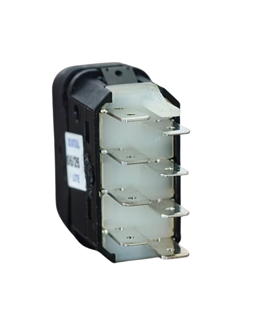 Interruptor Luz Farol MB Bicudo 12V 8T / 2 Estágios - Tecla - Kostal 3931020