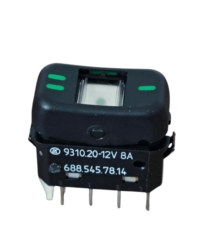 Interruptor Luz Farol MB Bicudo 12V 8T / 2 Estágios - Tecla - Kostal 3931020 Interruptor Luz Farol MB Bicudo 12V 8T / 2 Estágios - Tecla - Kostal 3931020