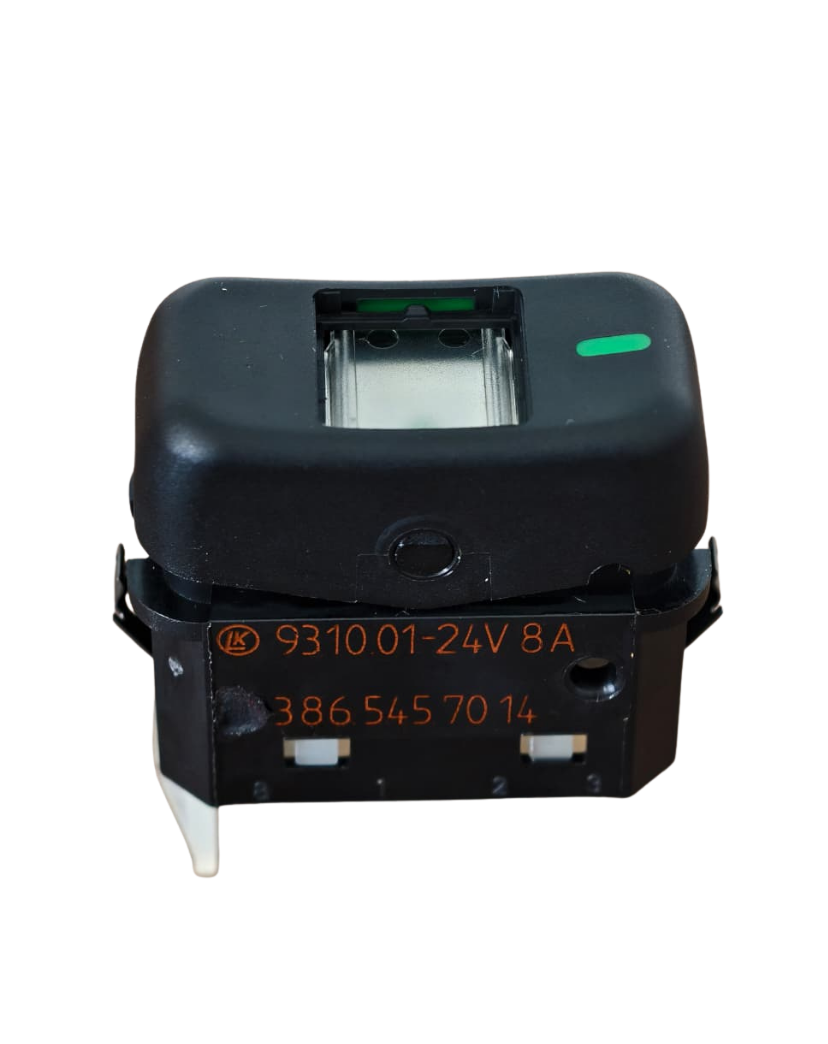 Interruptor Luz Farol MB Bicudo 8T / 1 Estágio 24V - Tecla - Kostal 3931001 Interruptor Luz Farol MB Bicudo 8T / 1 Estágio 24V - Tecla - Kostal 3931001