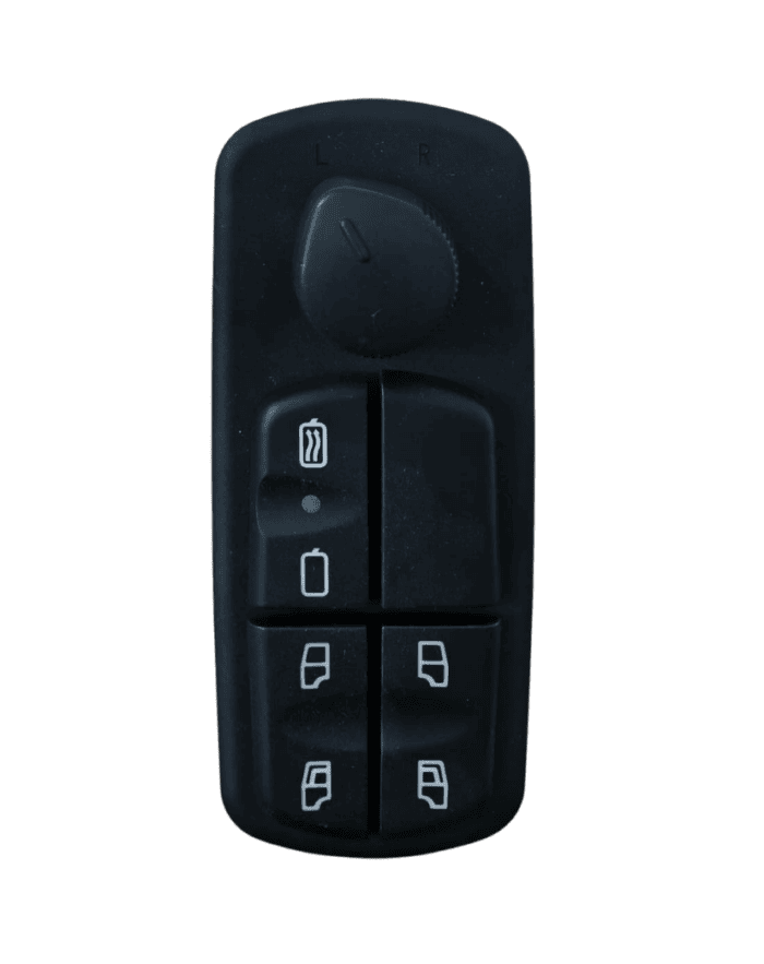 Interruptor Vidro Elétrico Duplo MB Atego/Axor - LE 17T C/Desembaçador- S158086 Interruptor Vidro Elétrico Duplo MB Atego/Axor - LE 17T C/Desembaçador- S158086