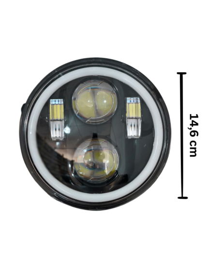 Farol de Led Redondo 5,75" - 40W 14,5X9,5CM- Autovex IMP550172