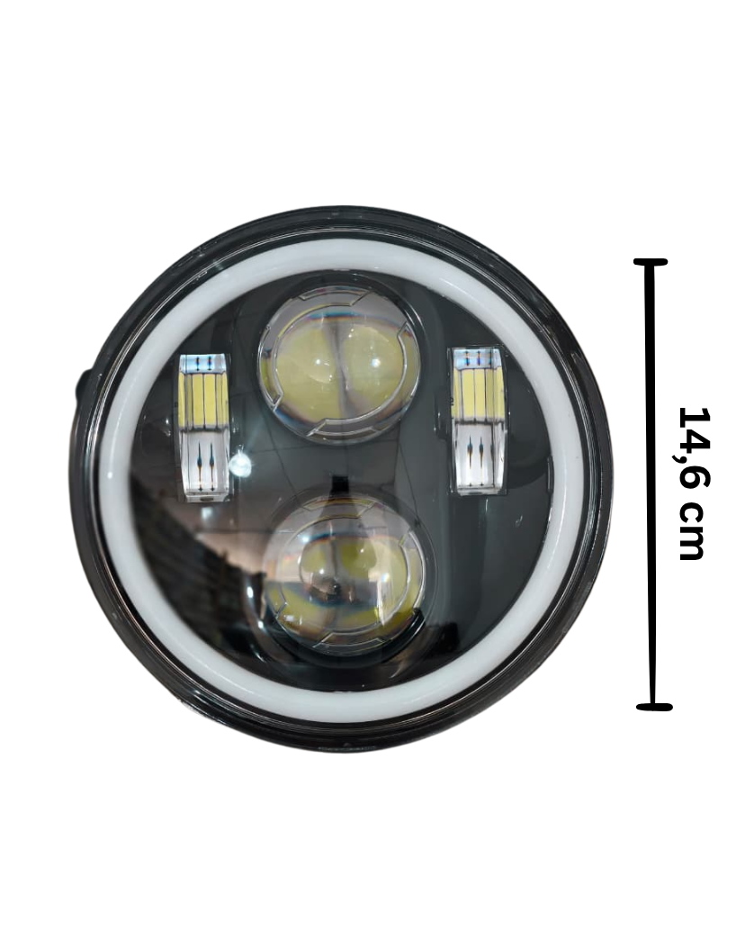 Evel 9 Farol de Led Redondo 5,75" - 40W 14,5X9,5CM- Autovex IMP550172
